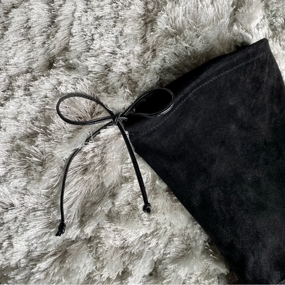Stuart Weitzman NWT Over-The-Knee Black Suede Boots Size 7